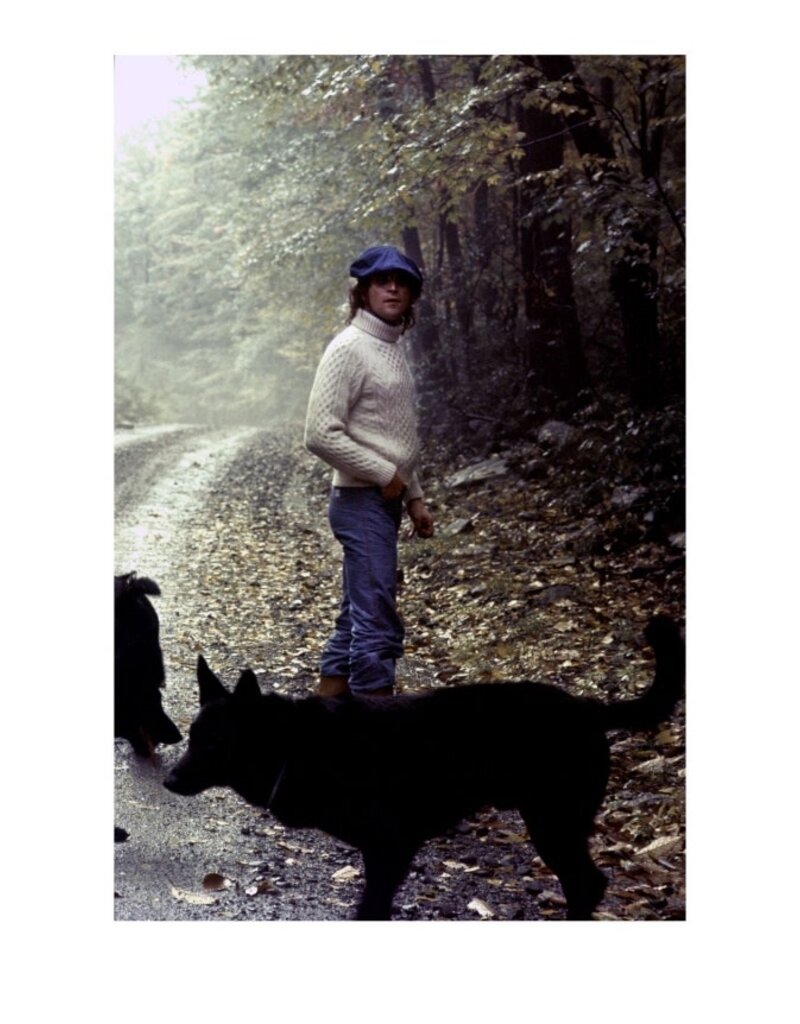 Pang A Walk in the Wilderness, Ellenville, NY 1974 by May Pang