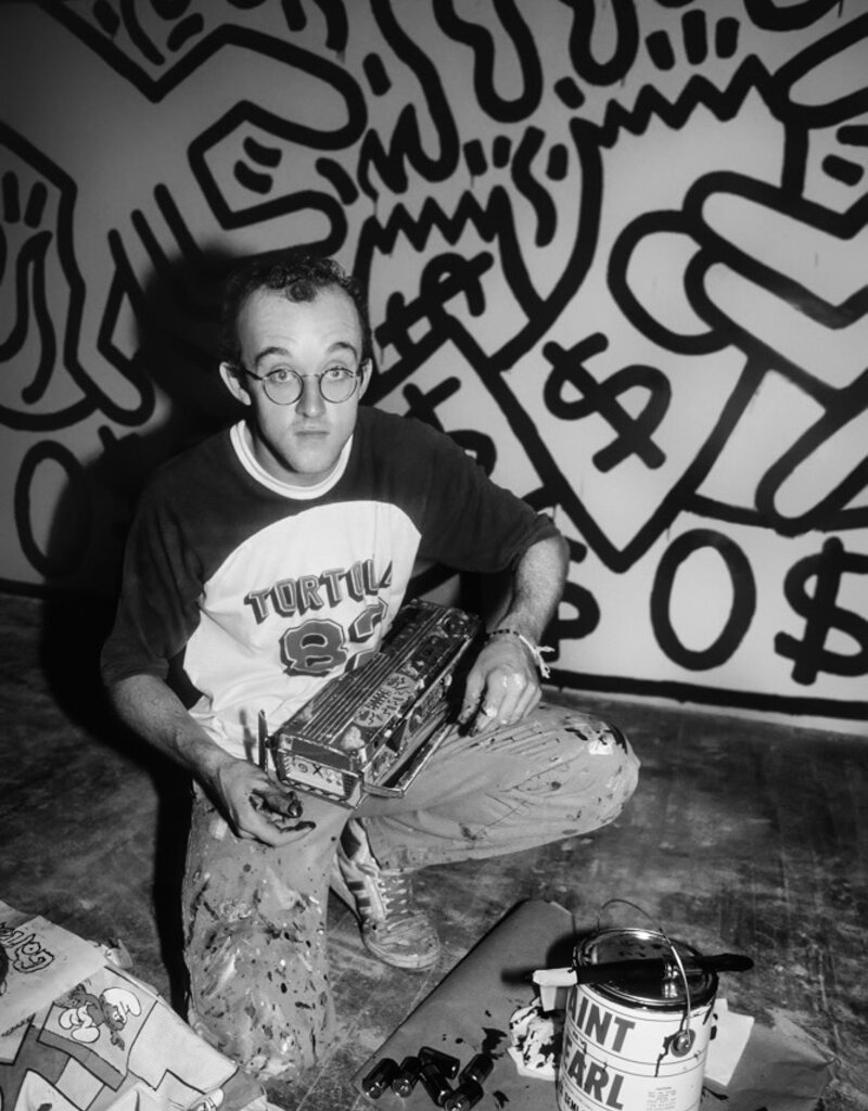Goldsmith Keith Haring 1985 by Lynn Goldsmith