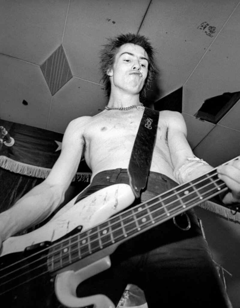 Goldsmith Sid Vicious and Jonny Rotten of the Sex Pistols, Tulsa, OK 1978 by Lynn Goldsmith