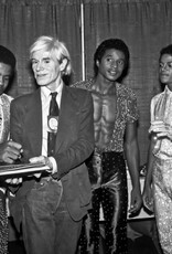 Goldsmith Michael Jackson and the Jackson 5 with Andy Warhol 1981 by Lynn Goldsmith
