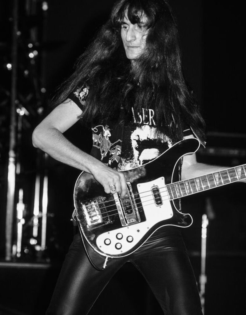 Goldsmith Rush - Geddy Lee 1980 by Lynn Goldsmith