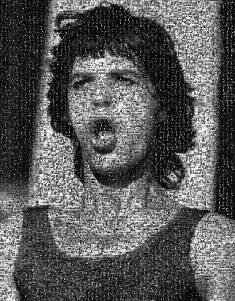 Goldsmith Rock Mosaic: Mick Jagger, 1982 by Lynn Goldsmith