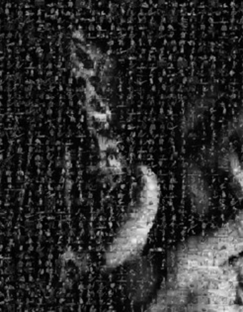 Goldsmith Rock Mosaic: Keith Smoking by Lynn Goldsmith