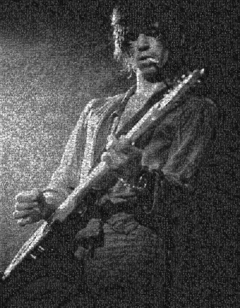 Goldsmith Rock Mosaic: Keith Richards, 1978 by Lynn Goldsmith