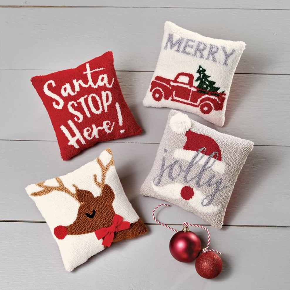 Christmas Mini Hook Pillows The Royal Rooster