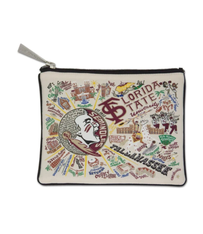 Florida State University Zip Pouch