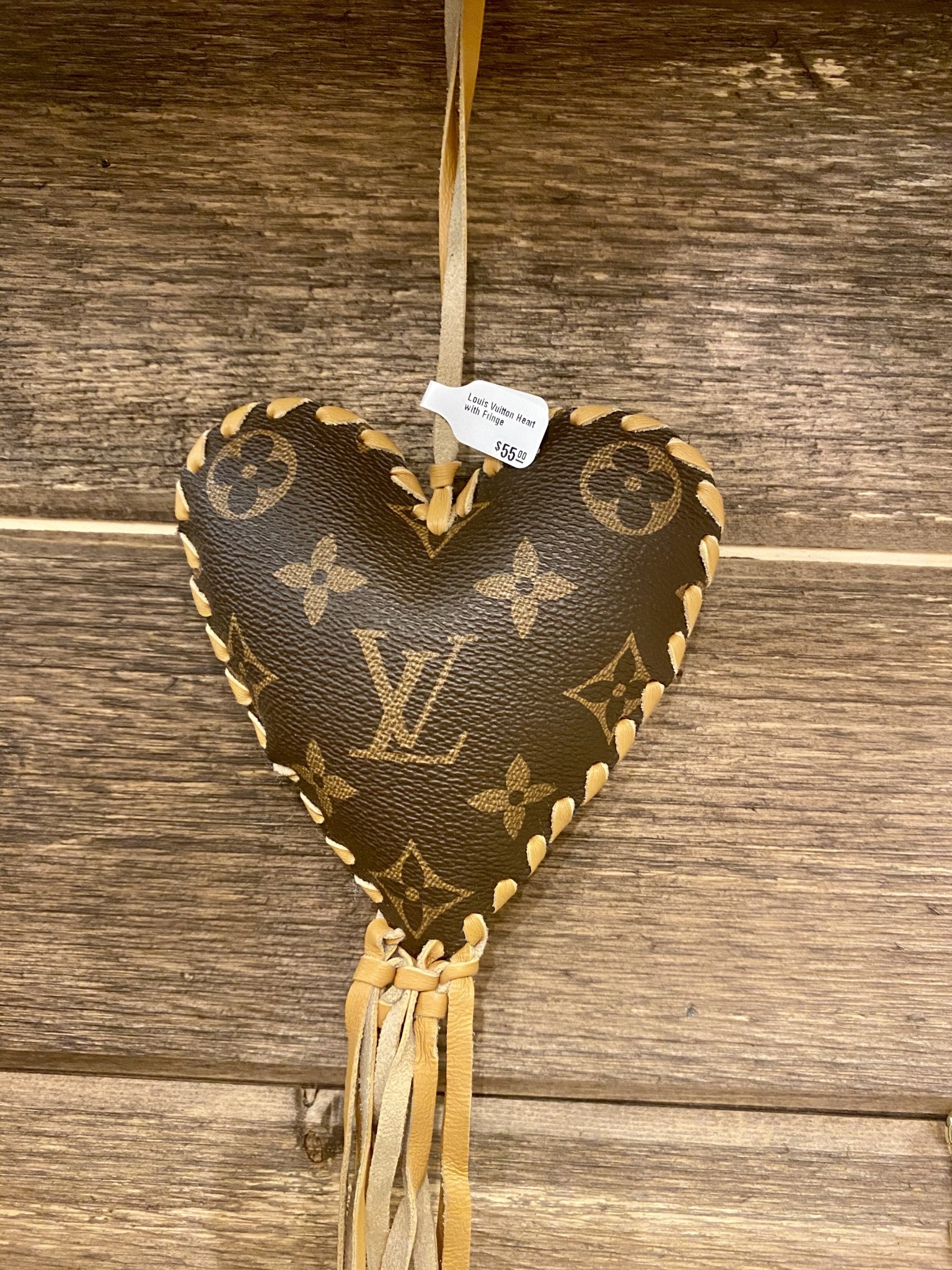 Jaded Gypsy Boutique Louis Vuitton Heart with Fringe VIntage - The Royal Rooster