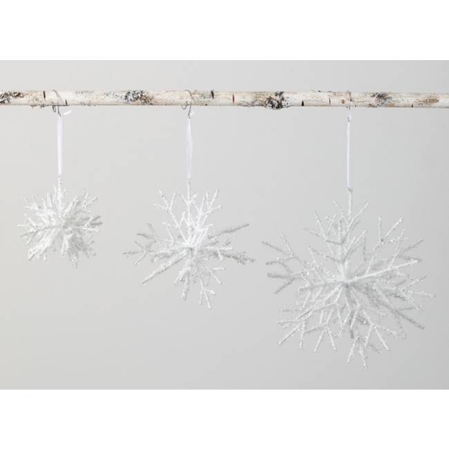Snowflake Ornament White
