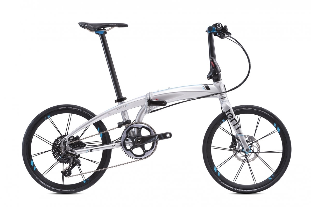 TERN-VERGE X11 CHROME-RED FOLDING BIKE Echo Sports