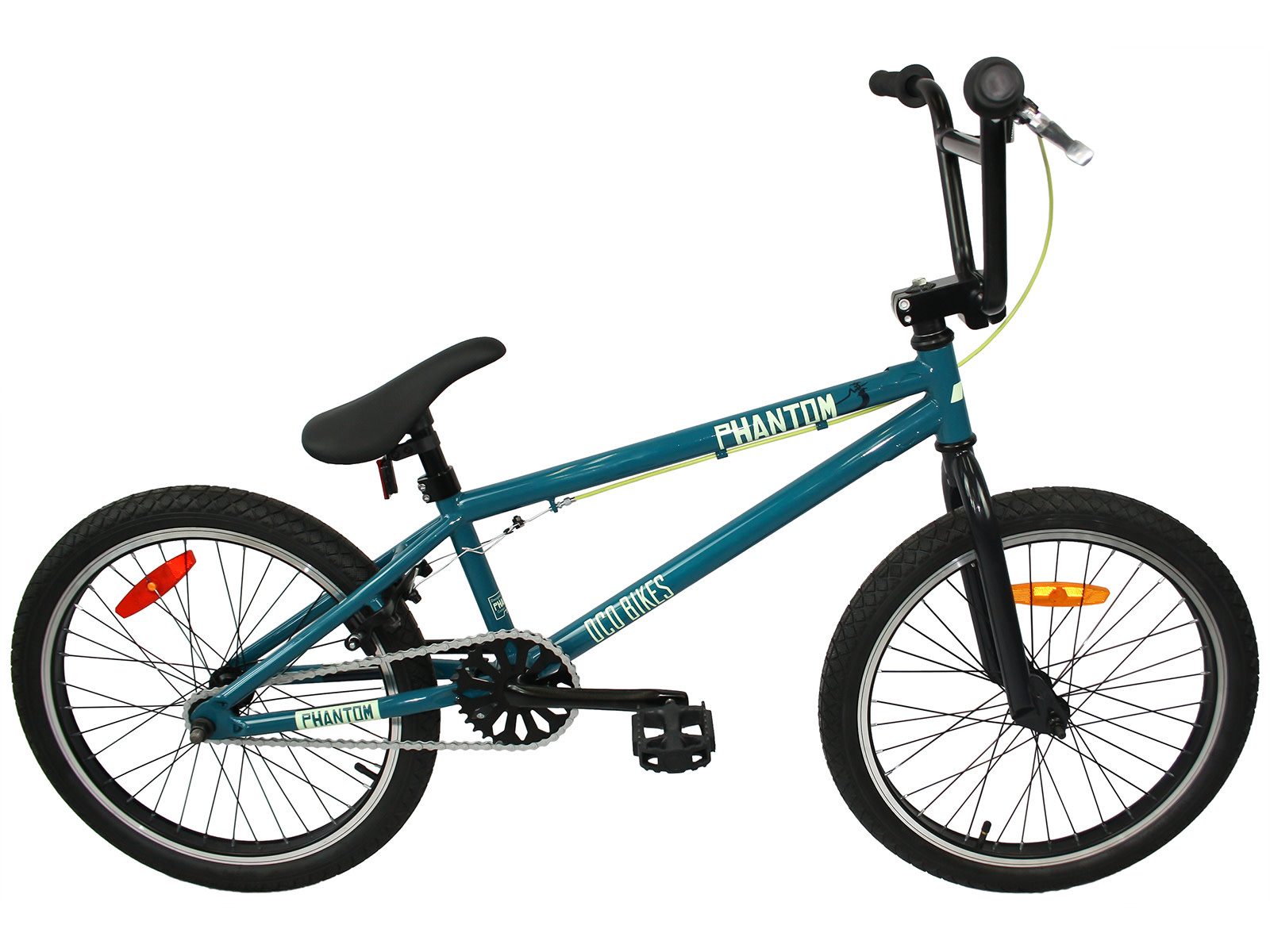 bmx blue and black