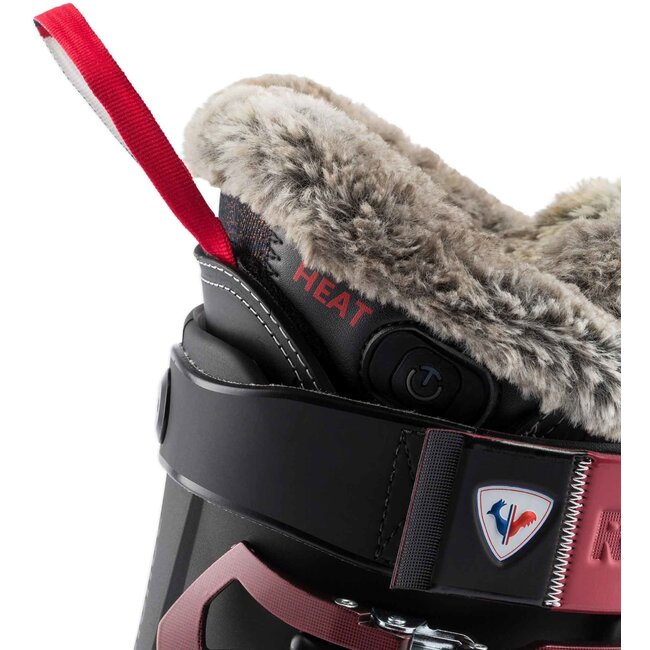 ROSSIGNOL PURE HEAT W BLACK ALPINE SKI BOOTS WOMEN 20
