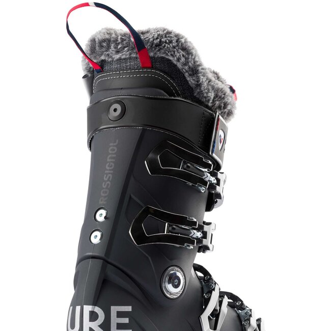 ROSSIGNOL PURE PRO 80 SOFT BLACK WOMEN ALPINE SKI BOOT 20