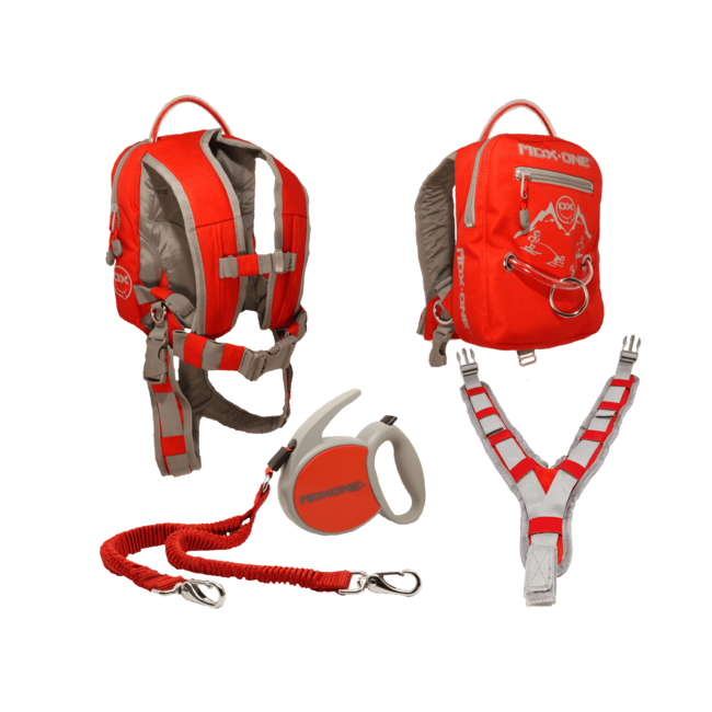MDXONE OX harnais rétractable rouge pour ski et planche