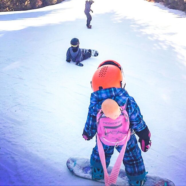 MDXONE OX harnais rétractable rose pour ski et planche