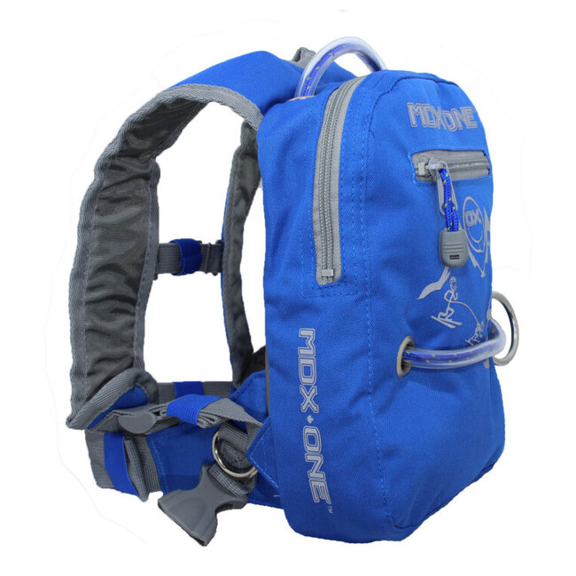 MDXONE OX SNOWBOARD & SKI RETRACTABLE HARNESS FOR KID BLU 20