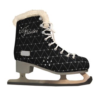 SOFTMAX Softmax 826 patin à glace noir pour femme avec Doublure fourrure