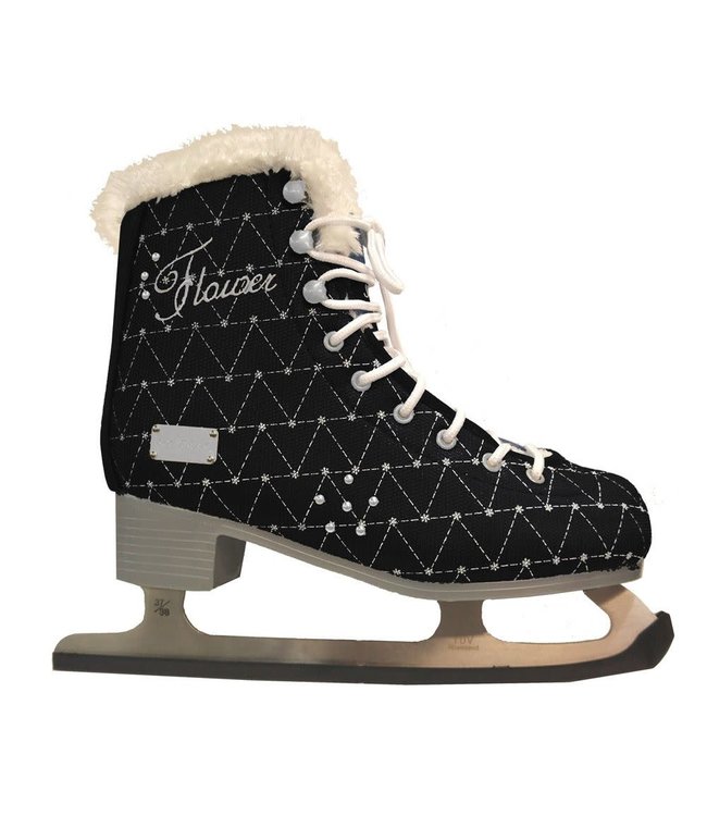 Softmax 826 patin à glace noir pour femme avec Doublure fourrure - Echo  sports