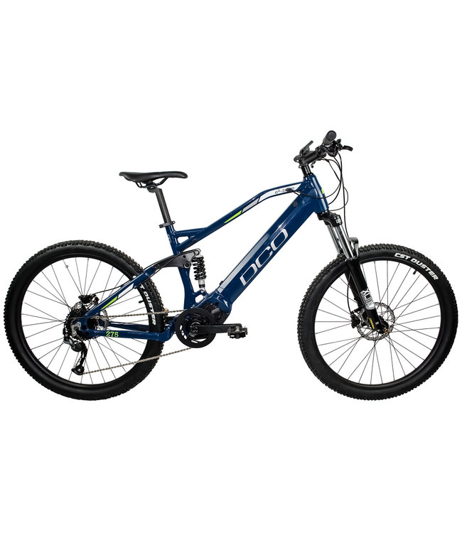 D DCO E2 ZONE DARK BLUE SILVER GREEN ELECTRIC MTB 21 Echo Sports