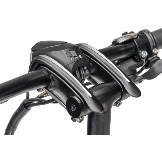 TERN Verge S8I space grey foldable bike with carbon belt drive