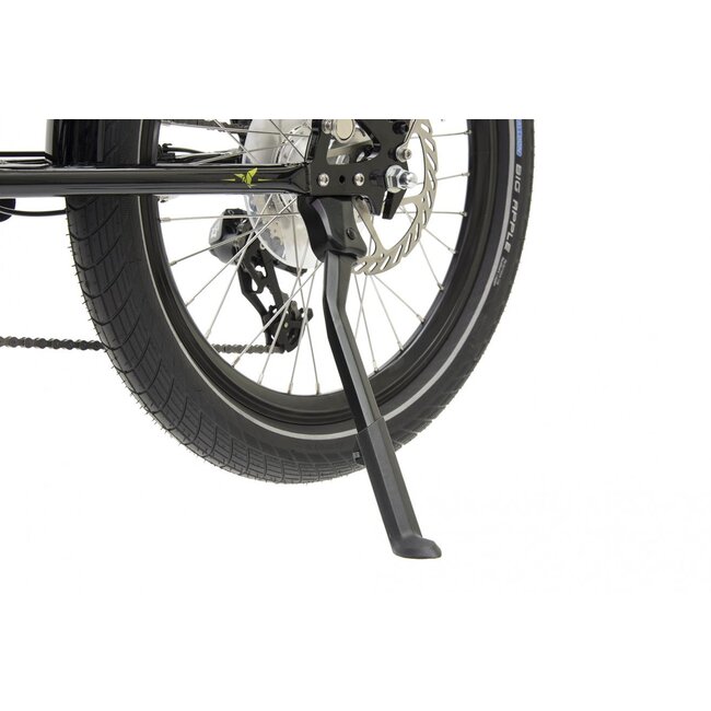 TERN Verge S8I space grey foldable bike with carbon belt drive