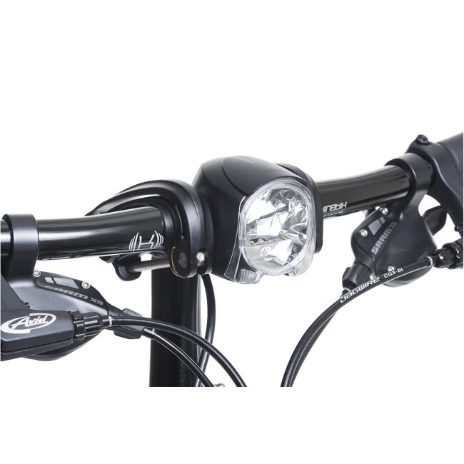 TERN Verge S8I space grey foldable bike with carbon belt drive