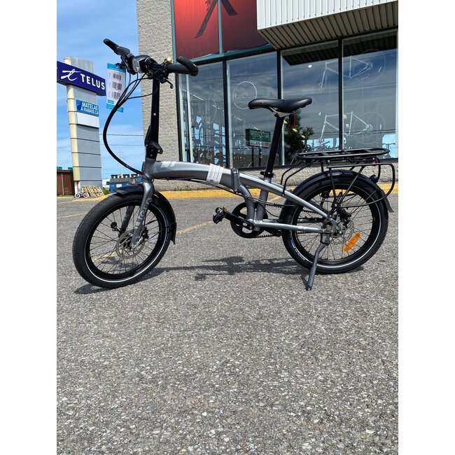 TERN Verge S8I space grey vélo pliable courroie en carbone