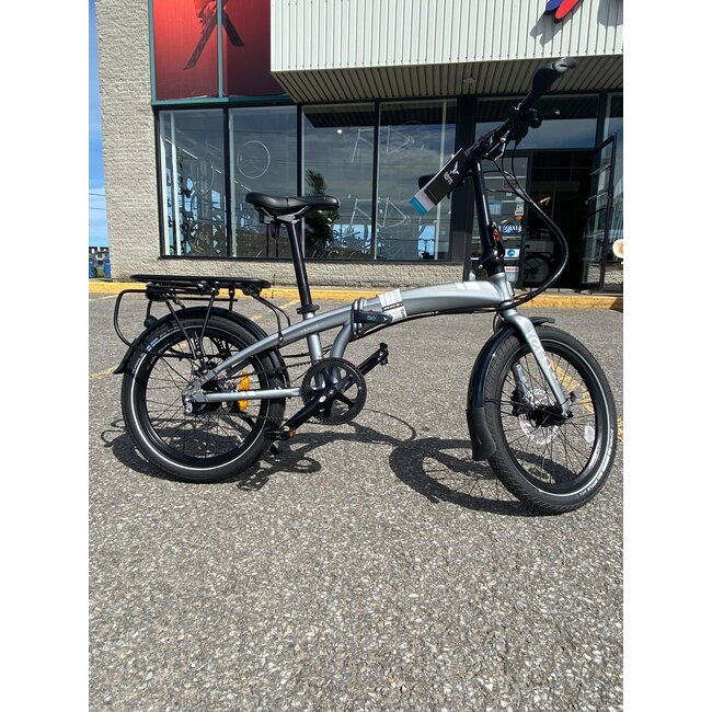 TERN Verge S8I space grey vélo pliable courroie en carbone