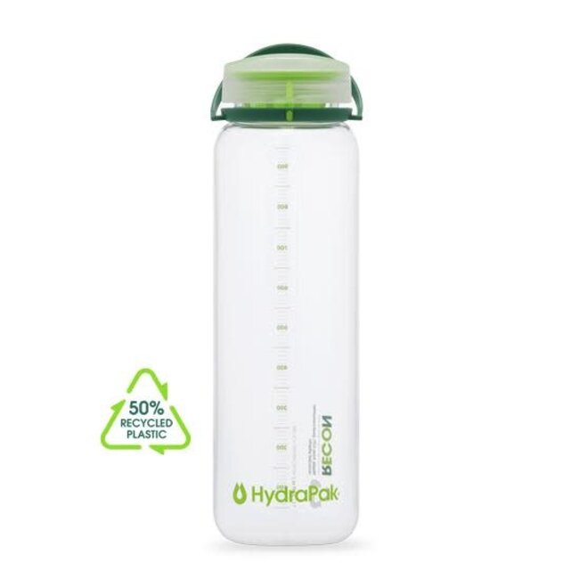 HydraPak Recon clear water bottle 1L-32oz