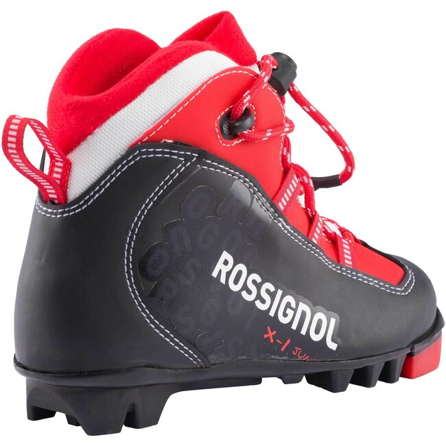 Rossignol X1 noir-rouge bottes ski de fond jr
