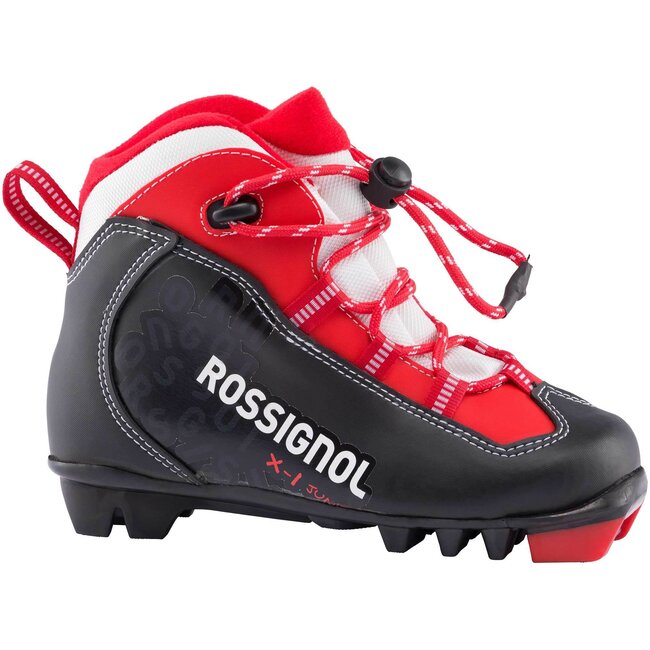 Rossignol X1 noir-rouge bottes ski de fond jr