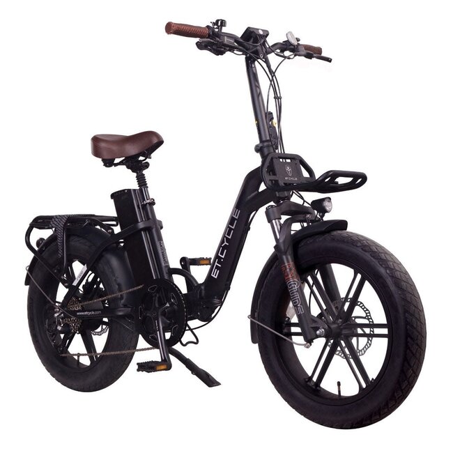 ET.Cycle F1000 Electric Fat Bike pliable noir 20''
