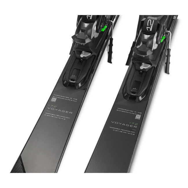 Elan Voyager emx 12 fx FOLDING All-Mountain ski SR blk 22