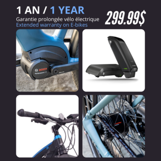 E-Bike 1 AN Garantie prolongée/1 year Extended warranty