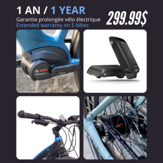 ECHO SPORTS E-Bike 1 AN Garantie prolongée/1 year Extended warranty