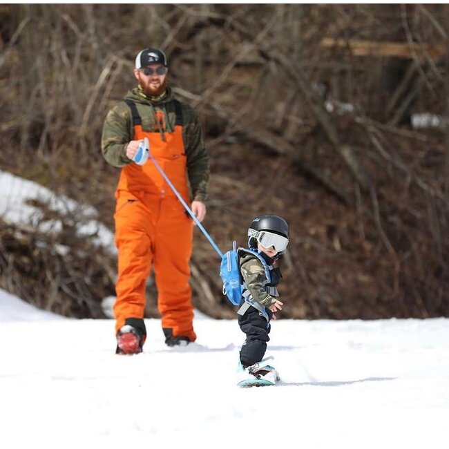 MDXONE OX retractable ski and snowboard harness aqua