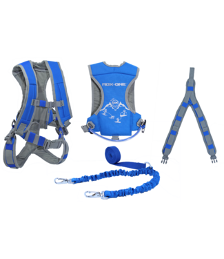 MDXONE MDXONE Mini-OX retractable ski harness blue