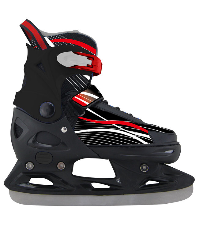 SOFTMAX Softmax Freestyle PW223  ajustable noir-rouge patins jr