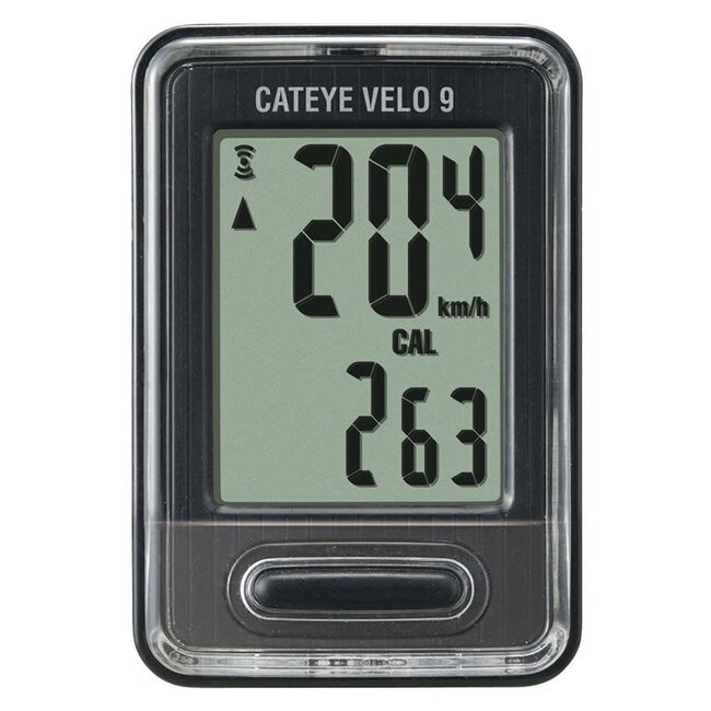 CatEye Cyclomètre Velo 9 (CC-VL820) Noir