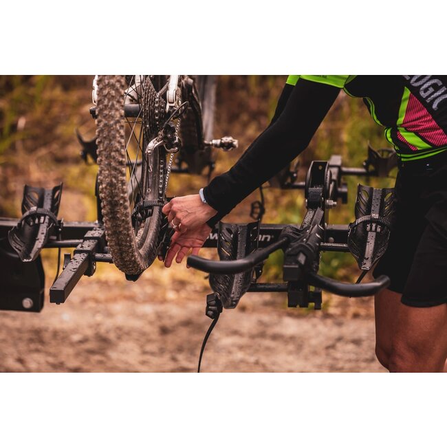 Swagman Quad 2 + 2 car bike rack 2" hitch