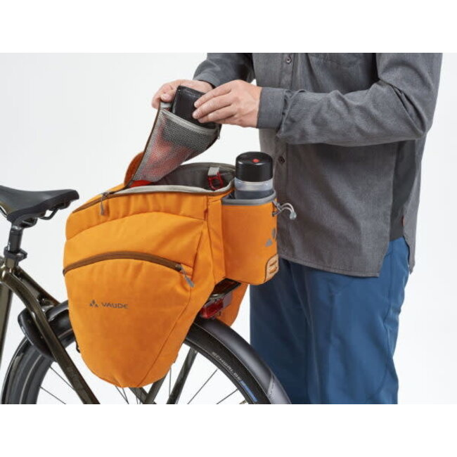 Vaude eSilkroad plus bike rear carrier triple bag