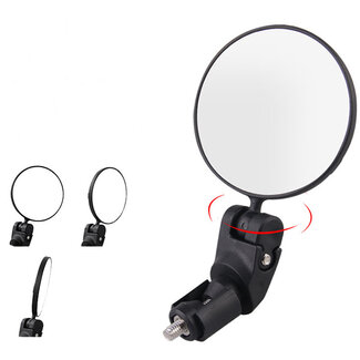 Bike handle bar mount rearview mirror