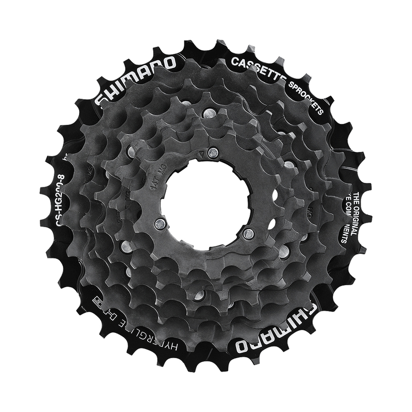Cassette Shimano HG200-8 Vitesses Hyperglide 12 X 32 Dents Noire 81232