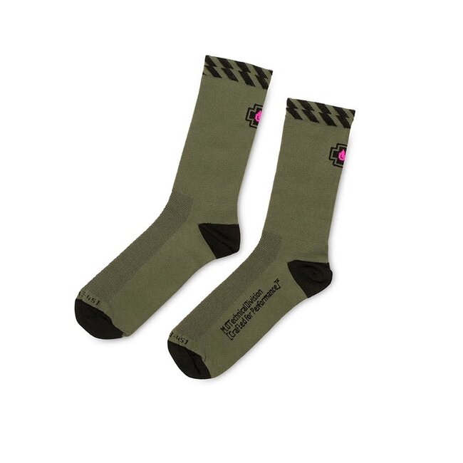 Muc-off Technical Riders vert chaussette