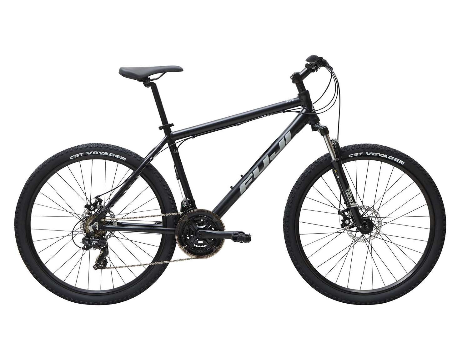 Fuji Adventure 27.5 noir mat velo hybride Echo sports