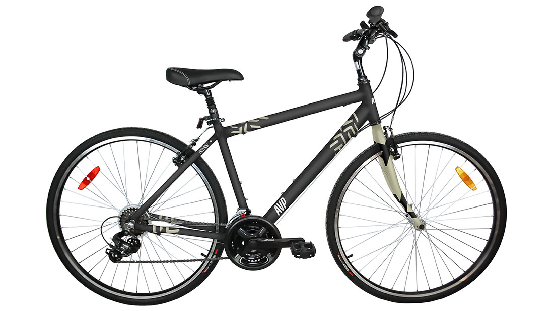 AVP HC2000 comfortable hybrid bike 21 speed Echo Sports