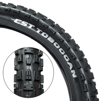 CST CST Toboggan Fat Bike tire black without studs 26"x4.0