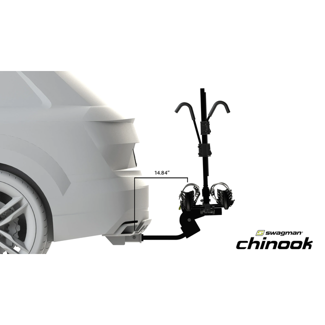 Swagman Chinook 2 bikes hitch mount bike rack