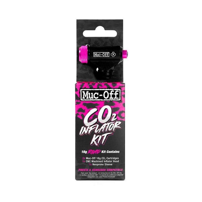 Muc-off Road CO² Inflator Kit for Presta 2x16g