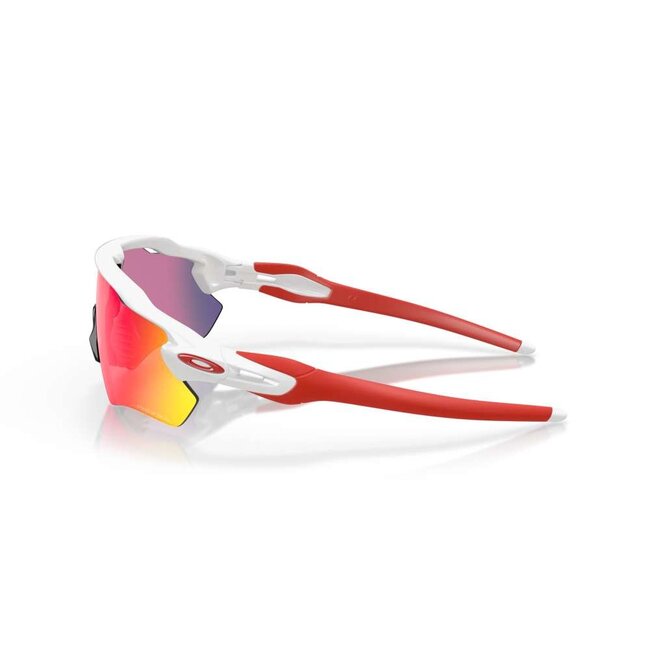 Oakley Radar EV Path lunette polished white avec prizm road