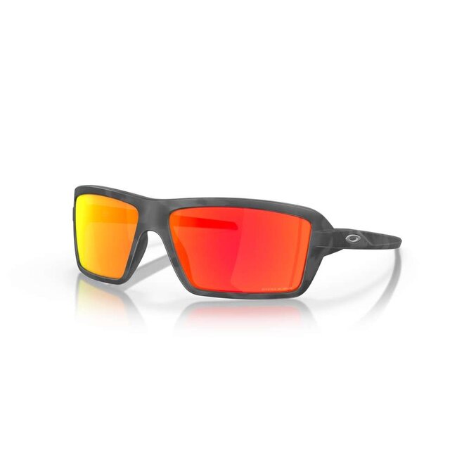 Oakley Cables black camo & prizm ruby sunglasses
